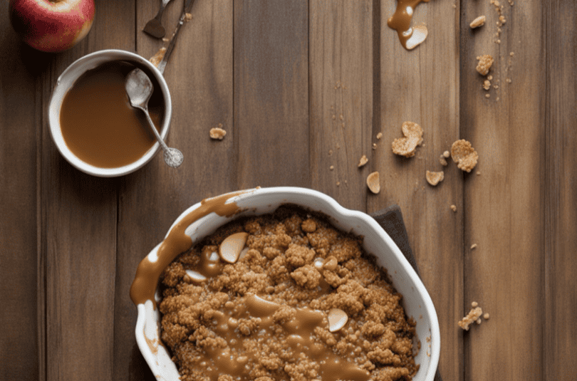 Butterscotch Cornflake Apple Crisp